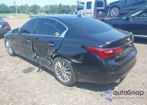 2018 Infiniti Q50 3.0T Luxe z USA, uszkodzony, nr VIN JN1EV7AR2JM433118